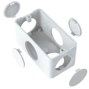 Caixa Condulete 1/2 E 3/4" PVC com 5 Entradas Branco Inpol
