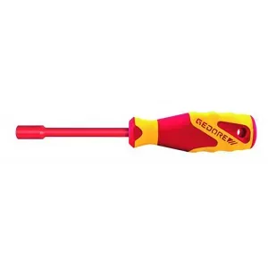 Chave Ganhão Isolada Haste 9,9mm em Aço 125x235mm Gedore