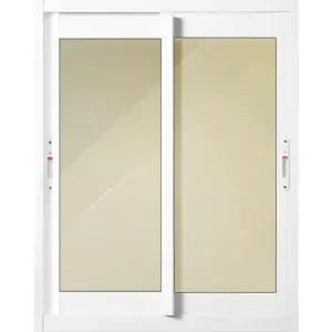 Janela Invicta de Alumínio BR 2 Folhas VR 100x80cm MetalFlex