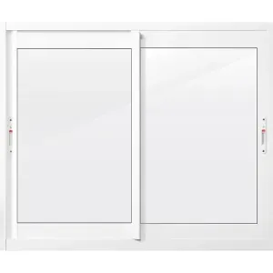 Janela Invicta de Alumínio BR 2 Folhas VL 100x120cm MetalFlex