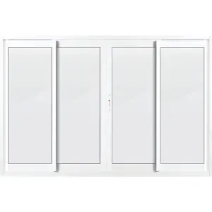 Janela Invicta de Alumínio BR 4 Folhas VL 100x150cm MetalFlex