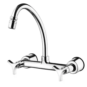 Torneira Misturador Cozinha Parede Bica Móvel 1/2" Cromada Lorenzetti