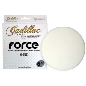 Boina para Polimento Force 6,5" Branca Cadillac