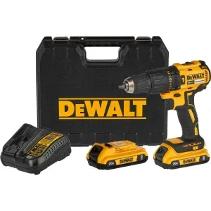 Kit de Furadeira Parafusadeira 1/2'' 20V Max Brushless Dewalt