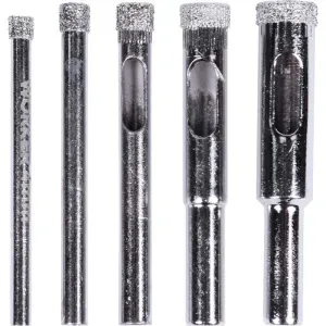 Kit de Serras Copo Diamantada para Vidro 5 Peças 4mm-10mm Worker