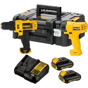 Parafusadeira Furadeira e Chave Impacto 1/4'' 12V Dewalt