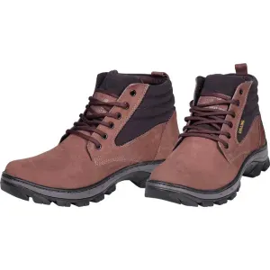Botina Picker em Couro Natural Nobuck Cravo Collins