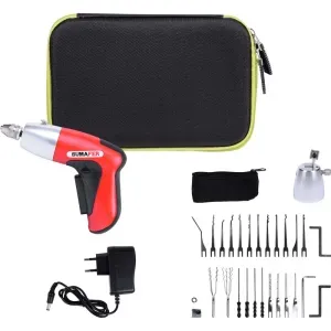 Micha a Bateria com 31 Peças 8000rpm 1800mAh 12V Bivolt Bumafer