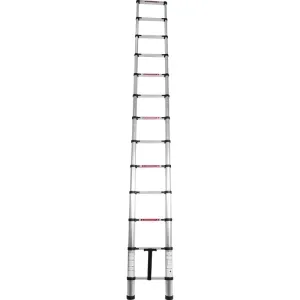 Escada telescópica de Alumínio 13 degraus 3,8m Bumafer