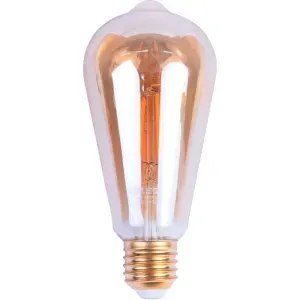 Lâmpada de LED Filamento Vintage Âmbar ST64 E27 4W Biv Liege