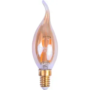 Lâmpada de LED Vintage Vela Torcida B35 E14 3W 127V Liege
