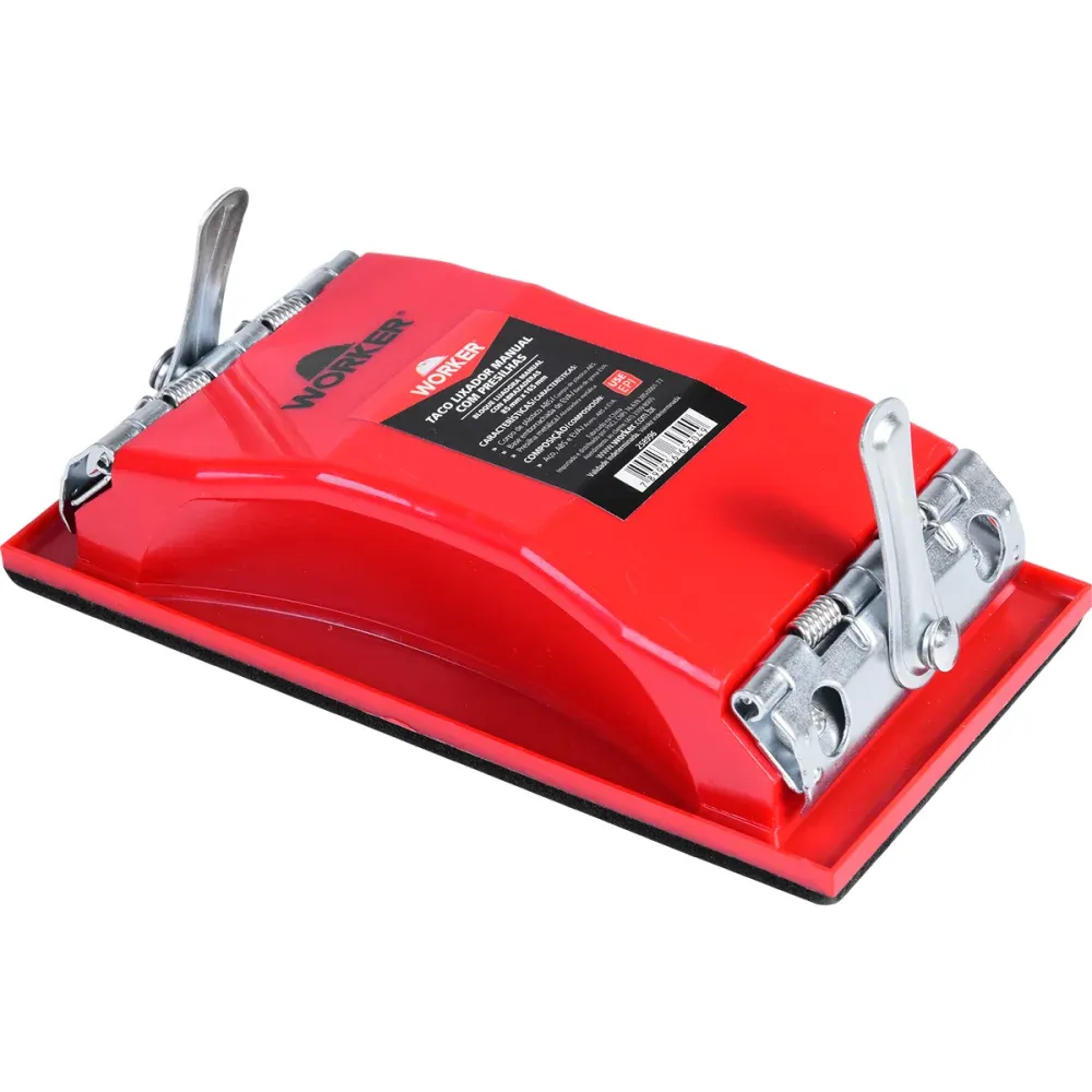 Lixador Manual com Presilhas 85x165mm Worker em Oferta