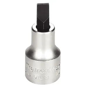Soquete Fenda em Aço Cromo Vanádio 1/2" x 8mm Tramontina
