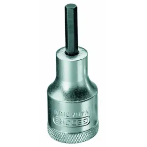 Chave Soquete Hexagonal em Cromo Vanádio 1/2"-7/32” Gedore