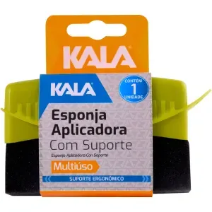 Esponja Aplicadora Com Suporte Multiuso 11,5x6cm Kala