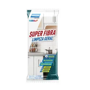 Manta Abrasiva Super Fibra Limpeza Geral 225x110x8mm Verde Norton