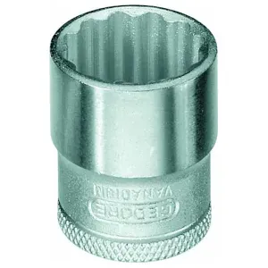 Soquete Estriado em Cromo Vanadio 3/8” 9mm Gedore