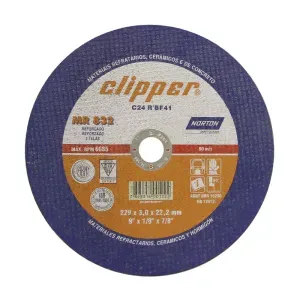 Disco de Corte Clipper 230 x 3,0 x 22,22mm Norton