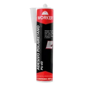 Adesivo Poliuretano PU40 Branco 360g Worker