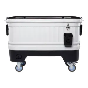 Caixa Térmica Party Bar com Divisória Cinza Stratos 118L Igloo