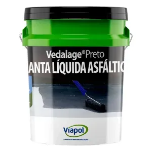 Manta Líquida Asfáltica Vedalage Preto 18L Viapol