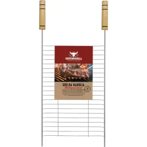 Grelha Bandeja para Churrasco Cromado 32x47cm Grilazer