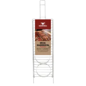Grelha Hamburgueira Cromado 15x41cm Grilazer