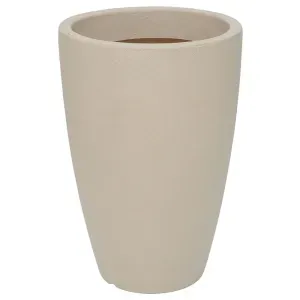 Vaso Malta Cone em Granito Areia 25 x 32cm 10L Vasart