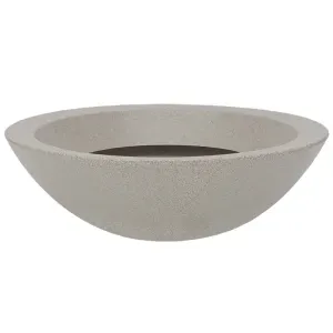 Vaso Malta Bowl em Granito Pedra 36 x 12cm 6L Vasart
