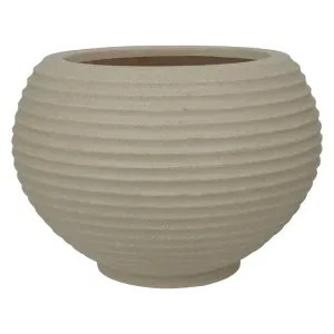 Vaso Bromélia em Granito Areia 26 x 24cm 16L Vasart