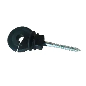 Isolador Vergalhão Preto 50 peças Collins