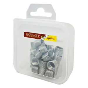 Inserto Postiço Curto em Aço Inox MF5x0,5 25 Peças Rocast