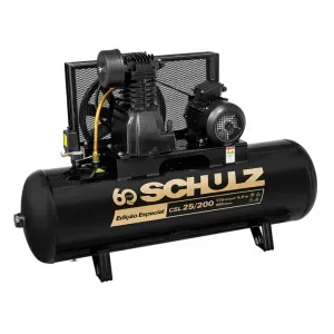 Compressor de Pistão CSL 25/200 220/380V Schulz