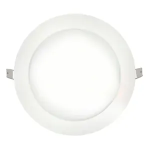 Painel Led de embutir 18W Biv 6400K 206mm Redondo Ourolux