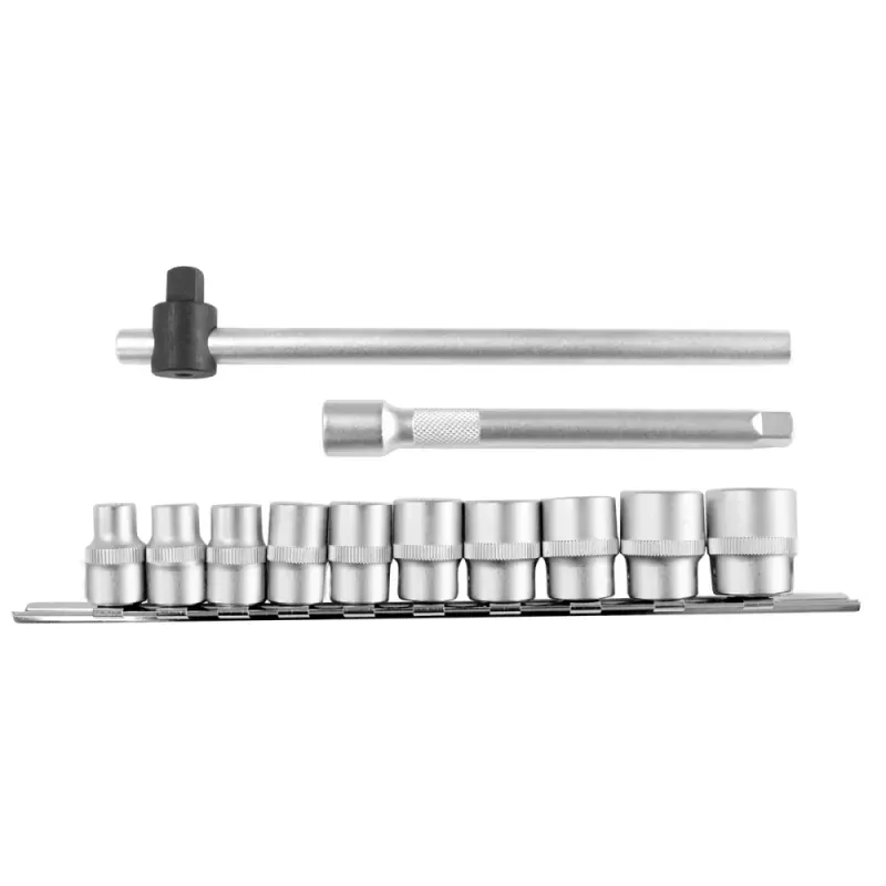 JOGO DE SOQUETES ESTRIADOS 3/8" 8 A 19MM 12PCS GEDORE RED