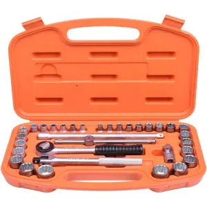 Maleta com Soquetes e Aces 3/8" 33 pçs 44819233 Tramontina
