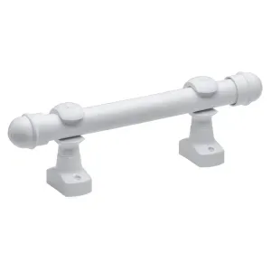 Varão Cortina Branco 1,50M Com Acessórios KALA