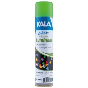 TINTA SPRAY LUMINOSA VERDE KALA