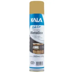 TINTA SPRAY METÁLICO DOURADO KALA