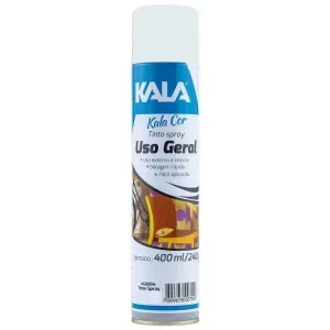 TINTA SPRAY USO GERAL BRANCO BRILHO KALA