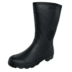 BOTA PVC PRETO N43 CANO MÉDIO SEM FORRO GRENDENE