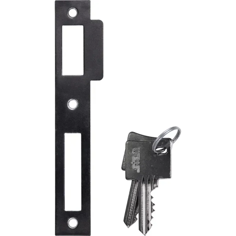 Fechadura Externa Roseta Quadrada Cromada Stam