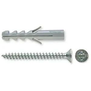 BUCHA 06 ABA 100 PÇS FISCHER NYLON