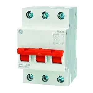 Disjuntor Tripolar DIN Curva C 16A GE