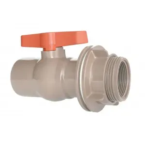 Registro Para Caixa D'água Com Flange 32mm Plastilit