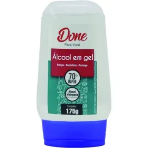 ÁLCOOL GEL 70 BISNAGA 175G DONE