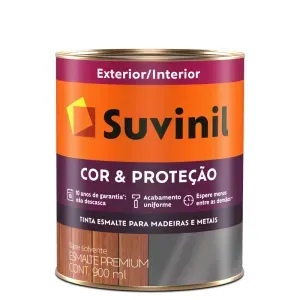 ESMALTE COR PROTEÇÃO BRILHO VERDE FOLHA 900ML SUVINIL