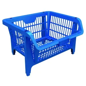 CESTO PLÁSTICO KALA PRÁTICO AZUL