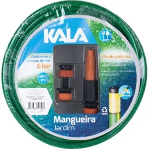 MANGUEIRA JARDIM 4 CAMADAS 15M VD KIT
