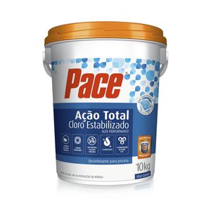 Cloro para Piscinas Pace Ação Total Emb. 10Kg